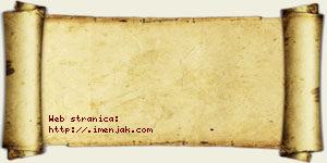 Alimpije Josić vizit kartica